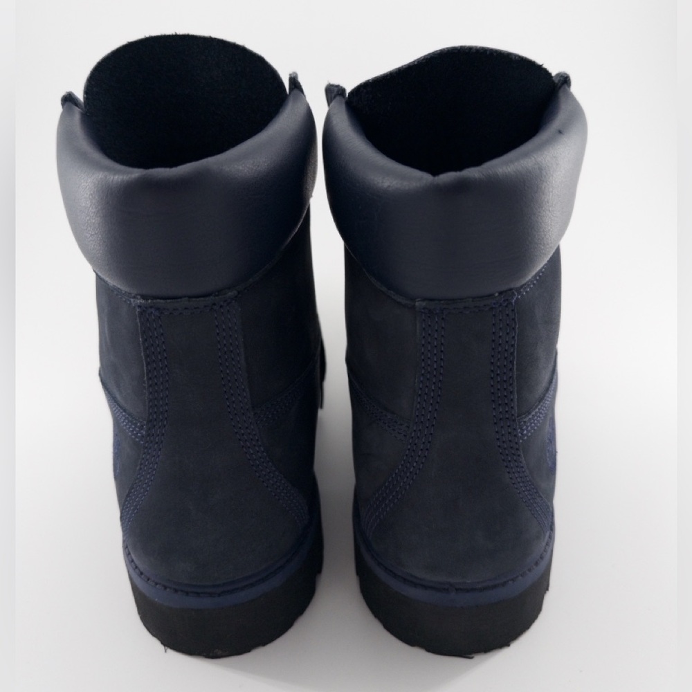 Timberland 6 Inch Premium Waterproof Boots in navy nubuck men’s size 11 - Picture 10 of 11